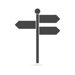 Signpost icon, Pointer symbol