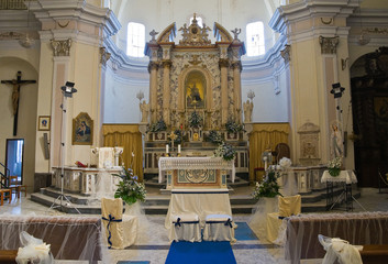 Mother Church of Oriolo. Calabria. Italy.