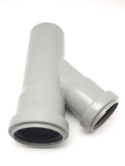 plastic pipe on a white background