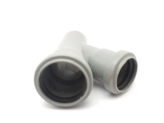 plastic pipe on a white background