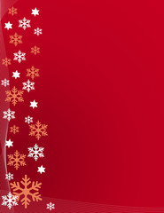 Abstract snowflakes Background