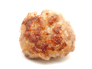 cutlets on a white background