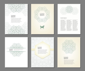 set of templates in arabic