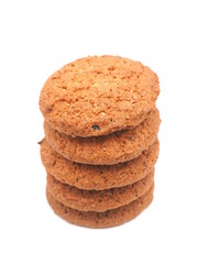 cookies on a white background