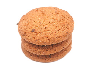 cookies on a white background