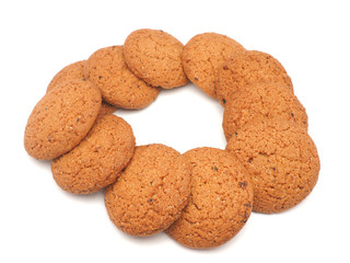 cookies on a white background