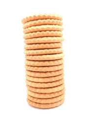 cookies on a white background