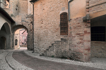 medieval village in Umbria, Italy