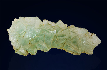 Cluster of natural salt crystals