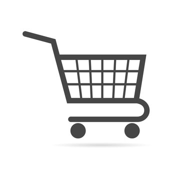 Vector shopping cart icon