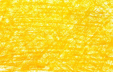 Background yellow crayon drawing - 97024029