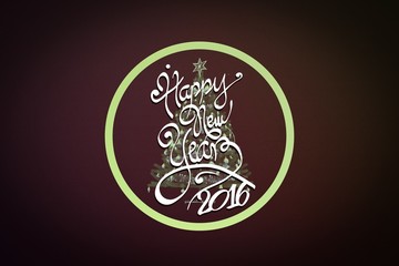 Composite image of new year graphic