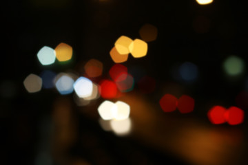 blurred colored highlights