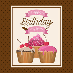 happy birthday design 