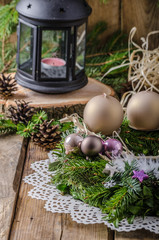 Fototapeta premium Christmas advent wreath