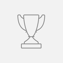 Trophy line icon.