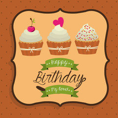 happy birthday design 