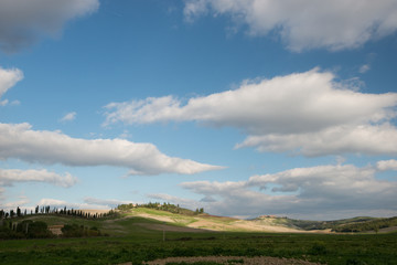 Hügellandschaft in der Toskana