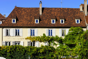 Strasbourg old city street view