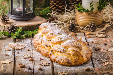 Traditional Czech Christmas cake