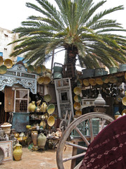 Tunisie, Djerba, march&eacute; artisanal