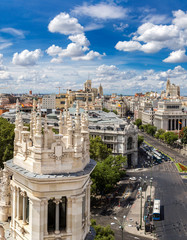 Fototapeta premium Plaza de Cibeles w Madrycie