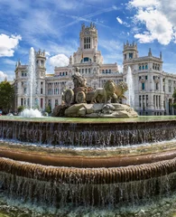 Deurstickers Cibeles fountain in Madrid © Sergii Figurnyi