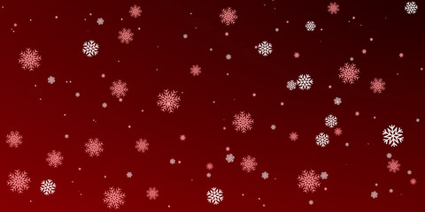 Christmas a background with falling snowflakes