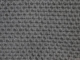 Dark gray knitted fabric