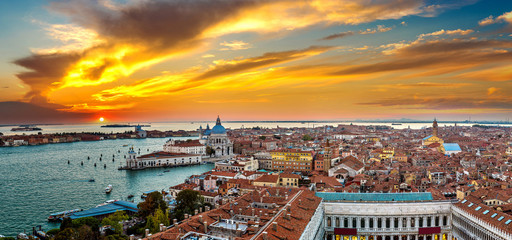 Naklejka premium Aerial view of Venice