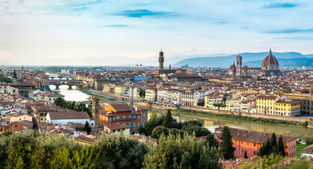 Fototapeta premium Panoramic view of Florence