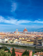Fototapeta premium Panoramic view of Florence