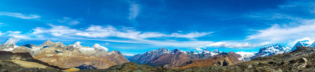 Alps mountain landscape in Switzerland