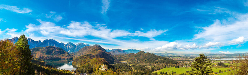 Alps and lakes in Germany