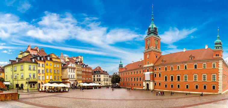Fototapeta Royal Castle and Sigismund Column in Warsaw