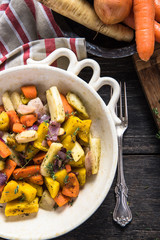 Simple food,roasted vegetables