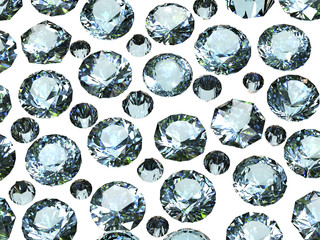 Gemstones background. Diamond