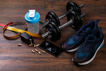 Different items for fitness