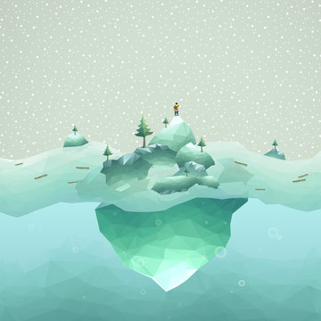 iceberg scenery