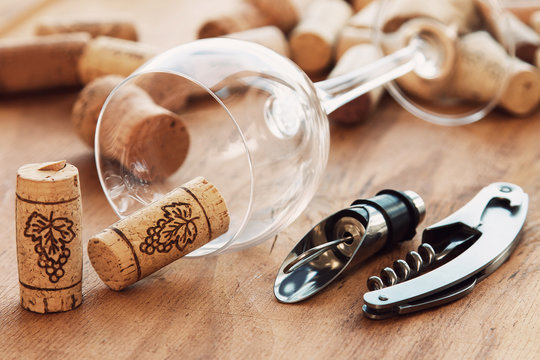 Wine tools and corks