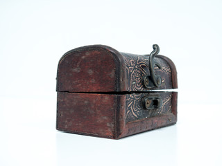 small leather box