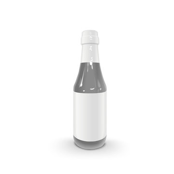 blank sauce bottle
