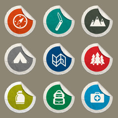 Boy scout simply icons