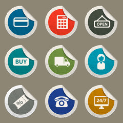 E-commerce simply icons