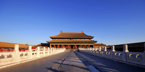 Fototapeta premium Forbidden City Chinese Culture Ancient Concept