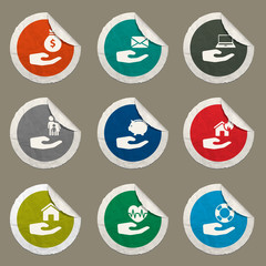 Insurance simply icons