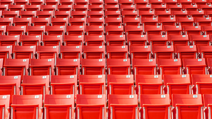 Naklejka premium siedzenia stadionowe