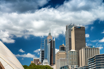 Fototapeta na wymiar Sydney buildings and city skyline