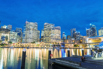 Sydney, New South Wales. City skyline on a beautiful day