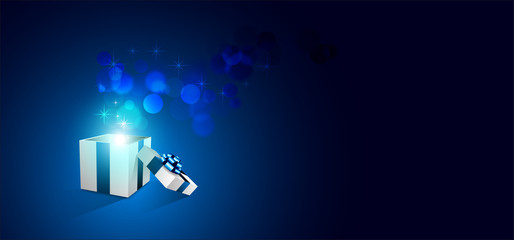 regalo di natale, luce, sorpresa, magia © xyz+